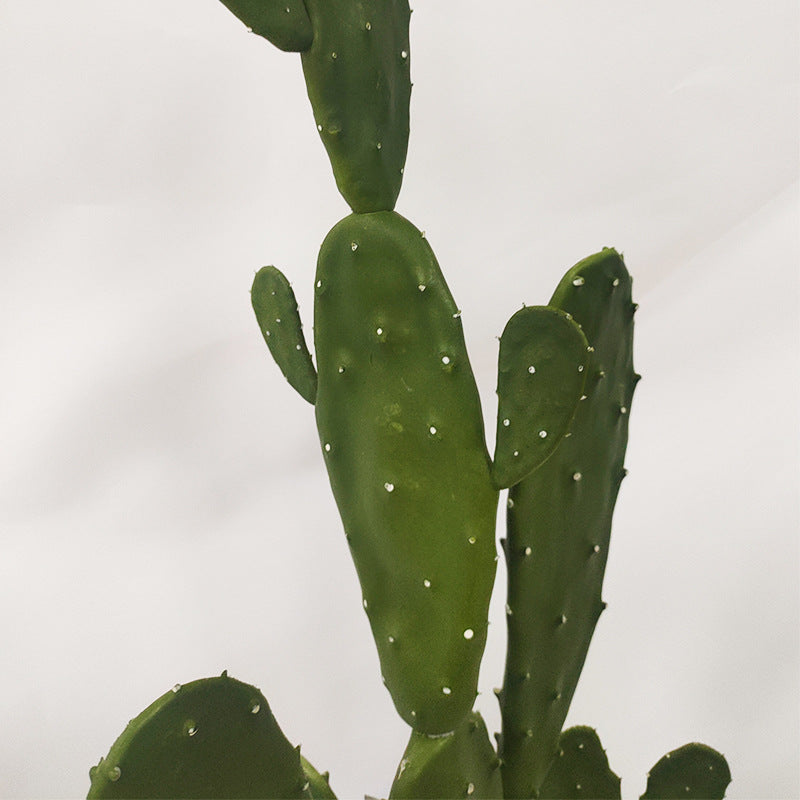 Artificial Cactus Green Rabbit Ear Multibranched