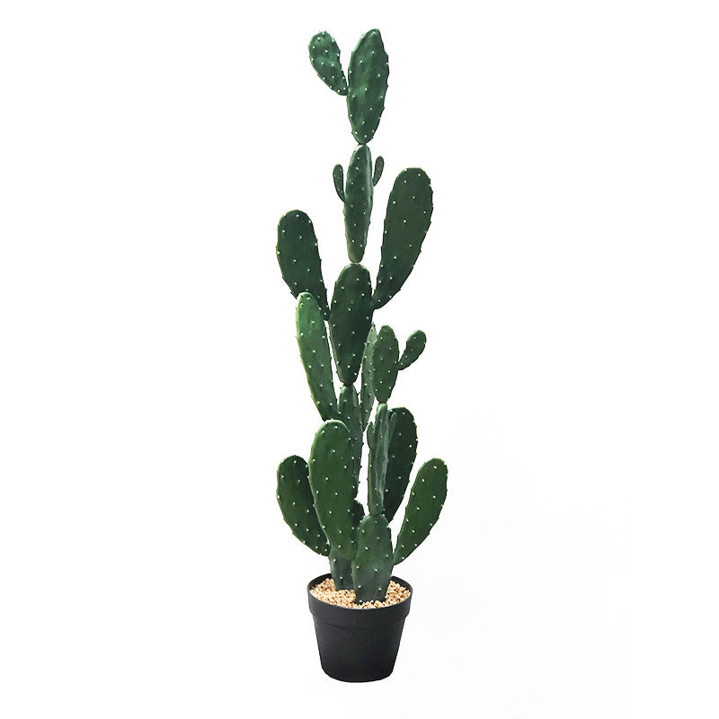 Artificial Cactus Green Rabbit Ear Multibranched