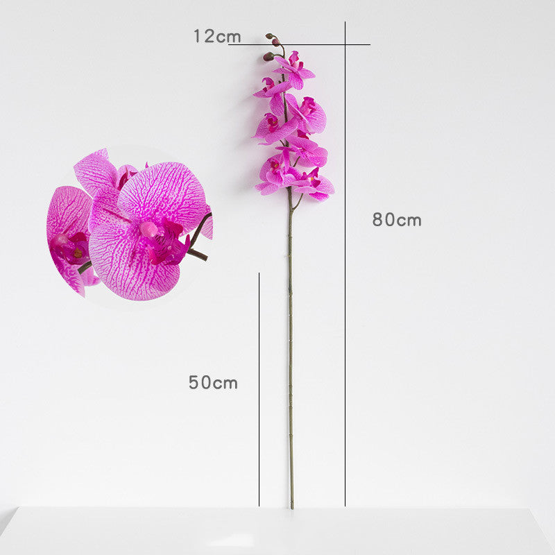 Moth Orchid Silk Artificial Flowers Phalaenopsis 2pcs